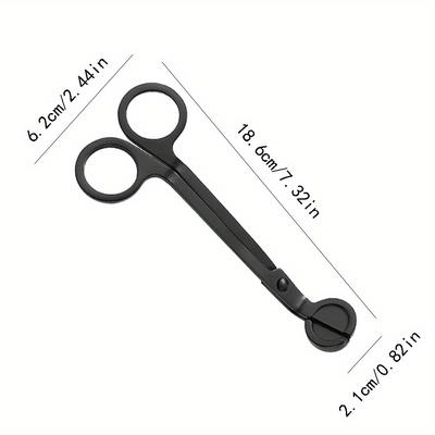 TEMU Stainless Steel Candle Wick Trimmer Scented Candle Wick Scissors Multi-functional Diy Candle Care Accessories Handmade Craft Gifts, Spmold Image