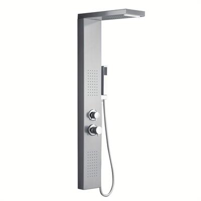 TEMU Shower Systems Shower Panels Multifunction 4 304 Stainless Steel Rain Shower Hand Shower Waterfall Shower, Shower Indoor/outdoor Shower Shower Sets Image