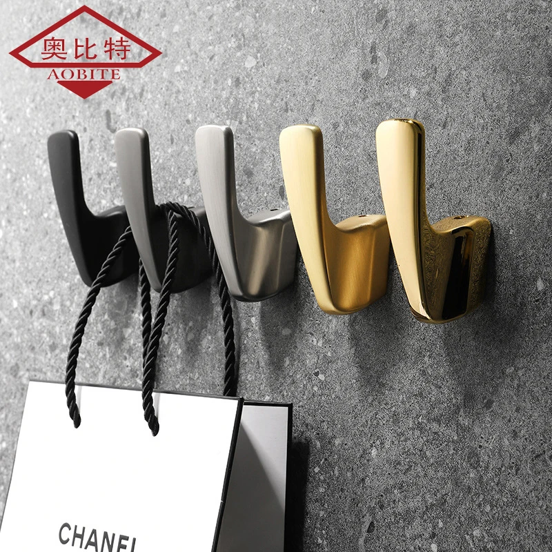 AOBT Moderne Wandbehang Kleiderhaken Schlafzimmer Robe Wohnzimmer Kleiderhaken Robe Haken Handtuchhaken Badezimmerzubehör