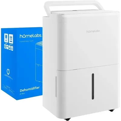 home.1,000 Sq. Ft Portable Dehumidifier - Ideal for Home Bedroom, Bathroom, Office and Small Sized