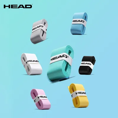 1/12pcs HEAD Badminton Tennis Racket Sticky Handle Rubber,Non-Slip Shock Absorbent Hand Glue,Sweat Absorbent Tape Wrap Strap