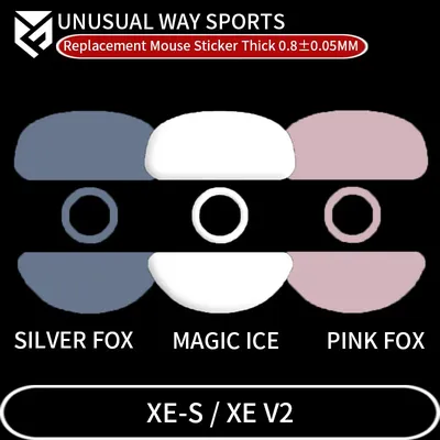UnusualWaySports Mouse Skates Feet XE-S XES Wireless XEV2 Cambered Surface PTFE Anti Collapse Magic