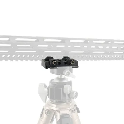 Picatinny Arca-Swiss Compatible Rail Plate with Anti-slip Slot, Quick Release Plate Rail Hunting Tripod Dovetail Adapter Mount