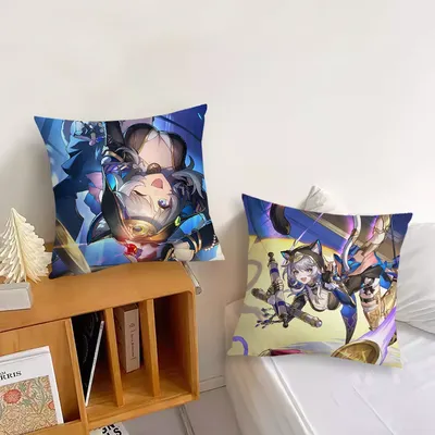 Cipher Honkai Star Rail Game Kissenbezug Kissen Zimmer Schlafzimmer Kopfteil Sofa Wohnzimmer Rückenlehne Nickerchen Zeit Kissenbezug Image