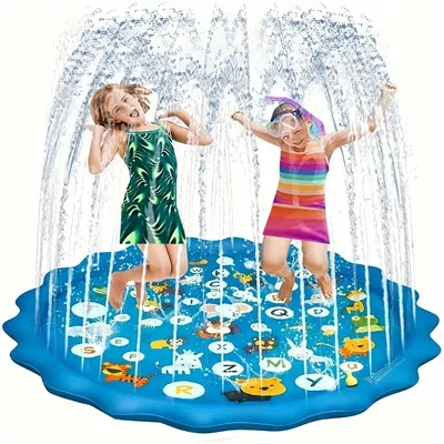 Sommer-Wasserspielspielzeug für Kinder, Wasserspritzmatten für Jungen und Mädchen im Alter von 3, 4 Image
