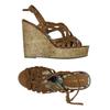 Steve Madden Damen Sandale, Gr. 35, braun, kein Etikett