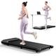 DeerRun Raceable Walking Pad 136kg 159kg, 2-in-1 Under Desk Treadmill with App Control, 2.5HP Walking Treadmill with Training Courses, Door to Door Delivery