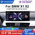 Per BMW X1 X2 F48 F49 2016-2020 Schermo 2K da 12,8 pollici Android 13 Autoradio Wireless CarPlay