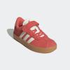 Sneaker ADIDAS SPORTSWEAR "VL COURT 3.0", Gr. 33, rot (preloved scarlet, core weiß, bright rot), Leder, Synthetik, sportlich, Schuhe, inspiriert vom Design des adidas samba