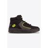 Sneaker LOTTO, Gr. 32, schwarz (schwarz, dunkelgrau), Synthetik, sportlich, Schuhe, Sneakerboots, Winterschuhe, Schnürboots, gefüttert
