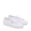 Sneaker SUPERGA "3750 JERSEY ROUCHES LEGGERA", Gr. 41, weiß, Textil, sportlich, Schuhe