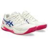Tennisschuh ASICS "GEL-DEDICATE 8 CLAY", Gr. 39, cream, schwarz cobalt, Synthetik, sportlich, Schuhe, Sandplatzschuhe für Ascheplätze