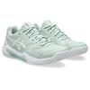 Tennisschuh ASICS "GEL-DEDICATE 8 CLAY", Gr. 39, lichen rock, weiß, Synthetik, sportlich, Schuhe, Sandplatzschuhe für Ascheplätze