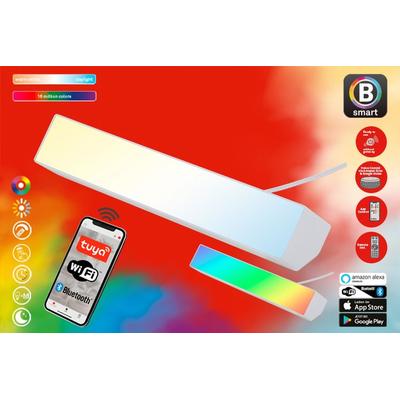BRILONER LEUCHTEN Smarte LED-Leuchte "MURO S", weiß, Lampen Image