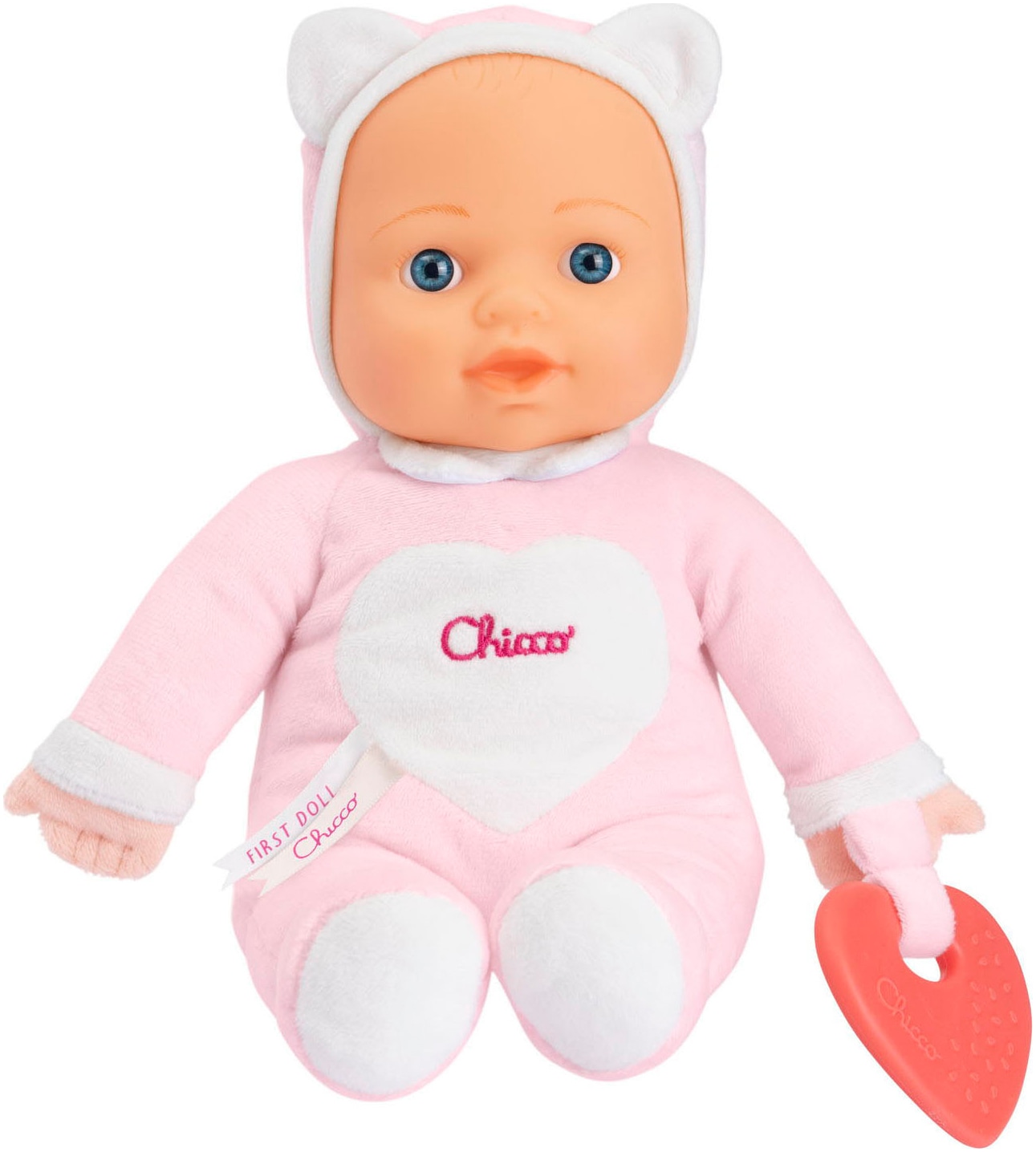 Babypuppe CHICCO "My First Doll", rosa, Puppen, Baby, Polyester