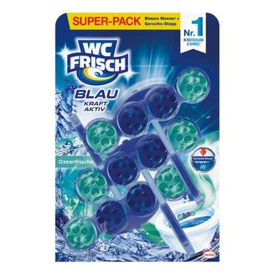 WC FRISCH Duftspüler WC Frisch »Blau Kraft Aktiv Ozeanfrische« 3er-Super-Pack blau