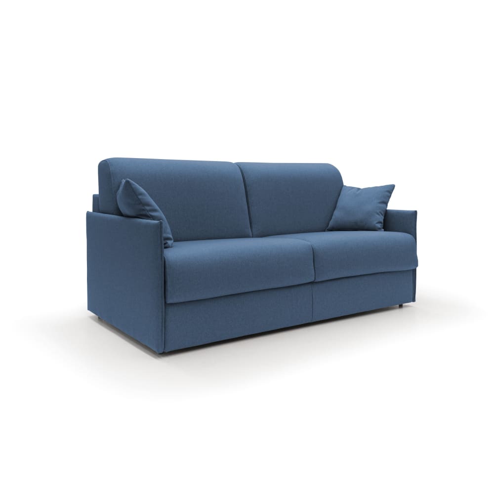 Canapé lit convertible en tissu imperméable 189 cm bleu