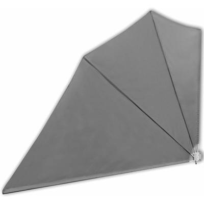 Vidaxl - Faltbarer Balkonfächer Grau 160×240 cm Image