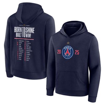 PSG Europameister Roster Grafik Hoodie - Marineblau - Kinder Image