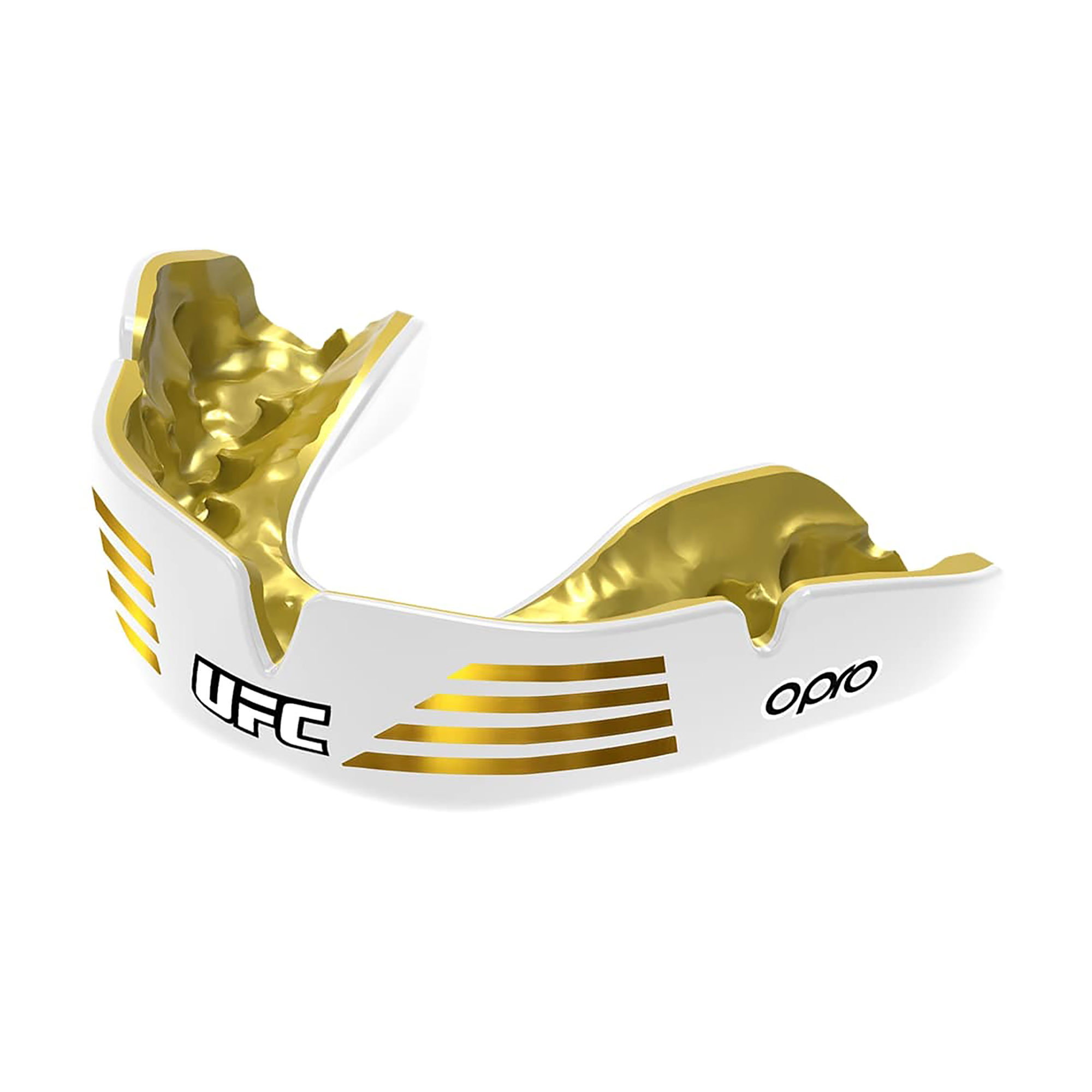 UFC OPRO Instant Custom Mundschutz – Gold/Weiß Image