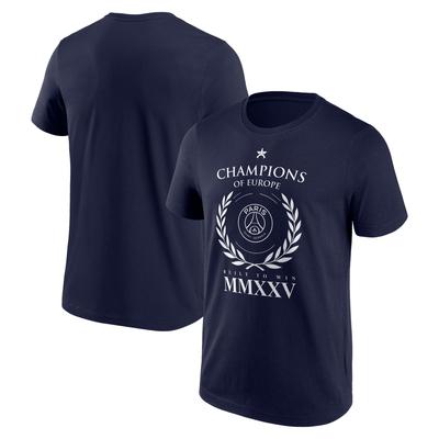 PSG Europameister Numerals Grafik T-Shirt - Marineblau - Herren Image