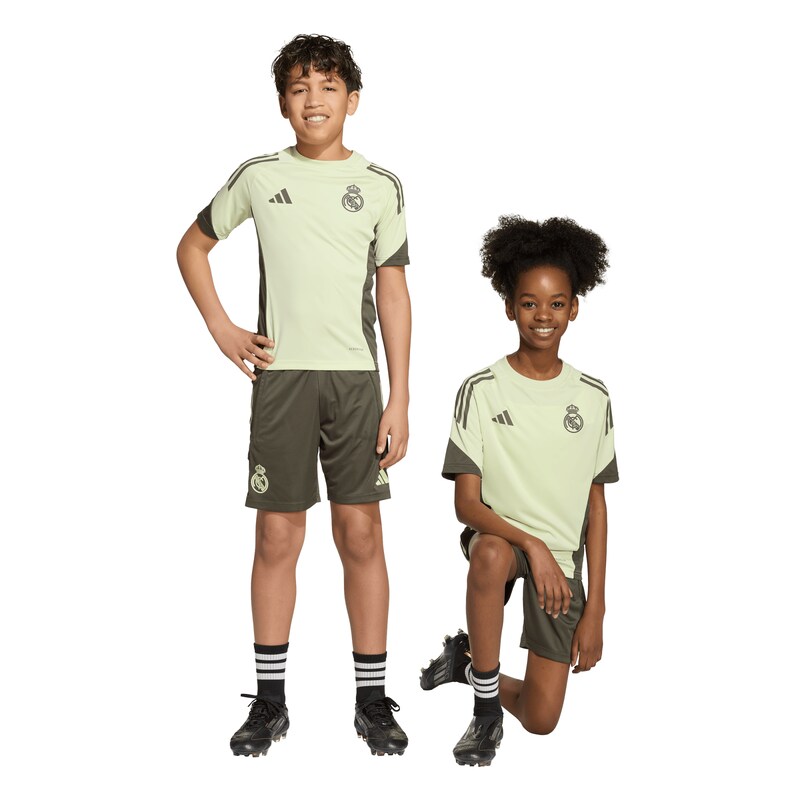 Real Madrid adidas Trainingsshorts - Grau - Kinder Image