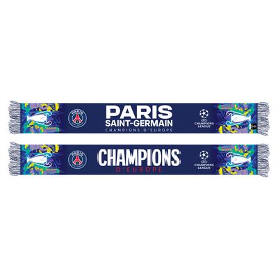 PSG UCL Champions 2025 Trophäe Gedruckt Schal - 100% Polyester Image