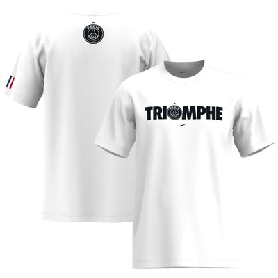 PSG Nike UCL Gewinner TRIOMPHE T-Shirt 2025 - Weiß Image