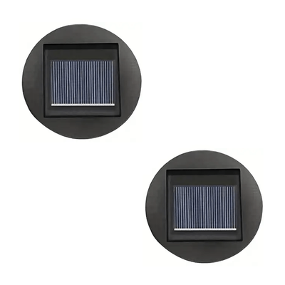 TEMU 2pcs/4pcs Replacement Parts For Solar Lights (top Size 8.0cm, Bottom Size 7.01cm), Warm White Led Solar Light Replacement , Suitable For Outdoor Diy Pendant Lights Image