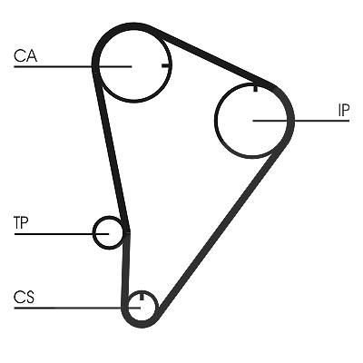 Continental Ctam Zahnriemen [Hersteller-Nr. CT601] für Toyota Image