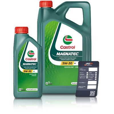 Castrol 6 L Magnatec 5W-30 A5 + Ölwechsel-Anhänger [Hersteller-Nr. 15F903] Image
