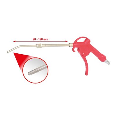 Ks Tools Teleskop-Druckluft-Ausblaspistole, 90-190mm [Hersteller-Nr. 515.1907] Image