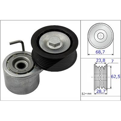 Schaeffler Ina Spannarm, Keilrippenriemen [Hersteller-Nr. 534048710] für Audi, Porsche, VW Image