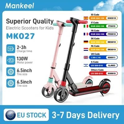 Mankeel MK027 Elektroroller für Kinder im Alter von 6–12 Jahren, 185 W Elektroroller für Kinder, Image