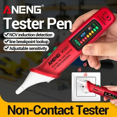 ANENG VC1017 AC Spannung Detektor Circuit Tester Stift-typ Spannung Tester NCV Elektrische Stift Tester Linie Erkennung Smart Test Stift