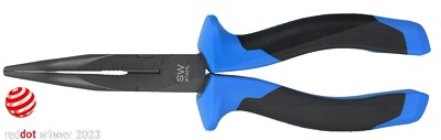 Sw Stahl Spitzzange, gebogen, 200 mm [Hersteller-Nr. 40885L] Image
