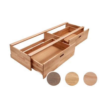 Massivholz »Los Angeles« Schubladen-Set für Bettfuß IV 29 cm / Kernbuche Image