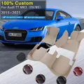 Tappetini auto per Audi TT FV 8S MK3 2015 ~ 2021 Durevole Pad Tappetino in pelle di lusso Tappeti Tappeti protettivi Set Accessori auto 4 posti