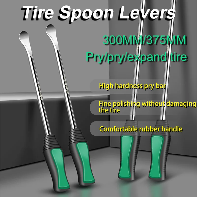Cuillère à pneu leviers de cuillère à pneu ensemble de leviers de pneu 2 pièces petits outils de pneu réparation de pneus pour vélo voiture moto réparation outil de changement
