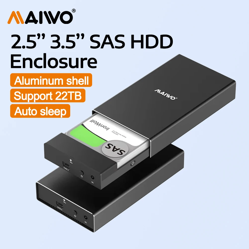 MAIWO SAS vers USB 3.0 adaptateur de disque dur SAS/SATA boîtier de disque dur lecteur Station d