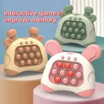 Pop it Machine de jeu à poussée rapide Fidget jeux pour enfants jouets jouets sensoriels jeu