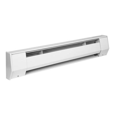 King Electric K Series 27" White Baseboard Convection Heater 2K2005BW - 208V, 500W