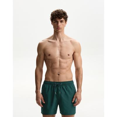 Bershka Plain Swimming Trunks Men M Green