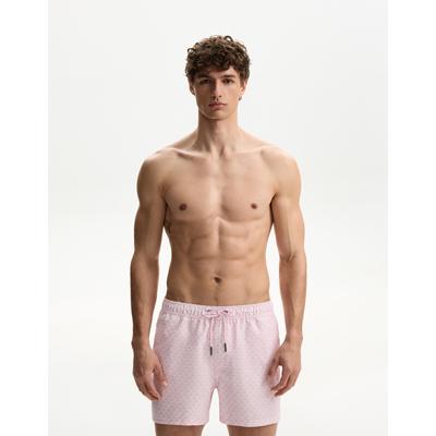 Bershka Printed Swimming Trunks Men Xl Pink