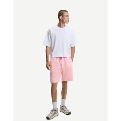Bershka Plush Bermuda Shorts Men L Pink