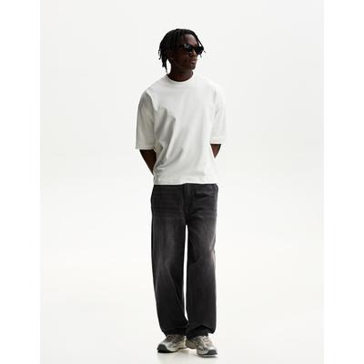 Bershka Skater Jeans Men 30 Black