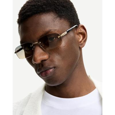 Bershka Sunglasses Men Beige