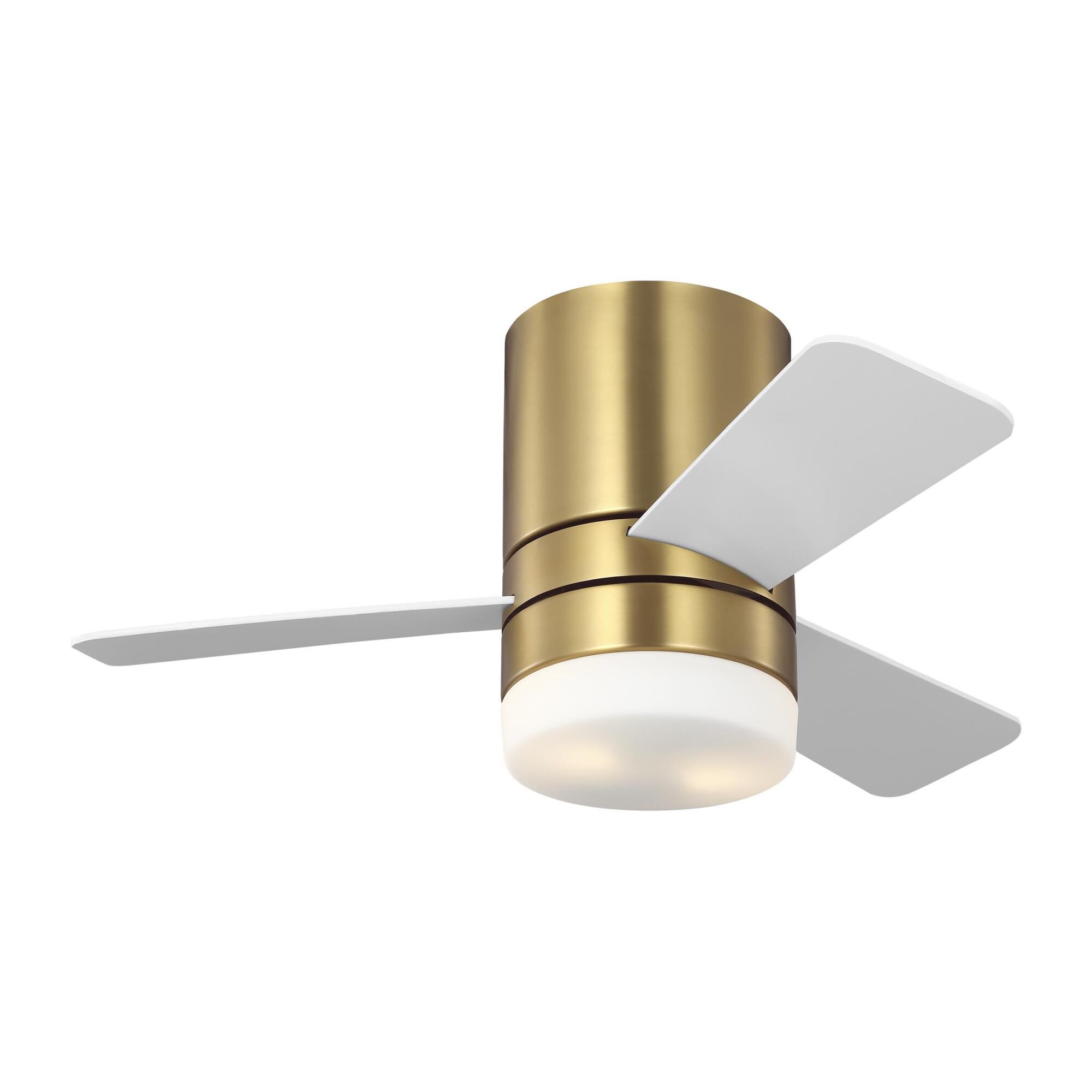 Generation Lighting Era Hugger 32 Inch Flush Mount Fan with Light Kit - 3ERHR32BBSD