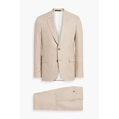 Linen And Wool-Blend Suit - Natural - Paul Smith Suits