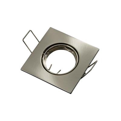 Einbaustrahler Einbaurahmen Ø55-60mm Bohrloch Eisen inkl. GU5.3 Fassung für led Leuchtmittel 35mm Image